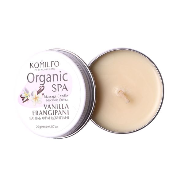 Массажная свеча Komilfo Massage Candle  Vanilla Frangipani