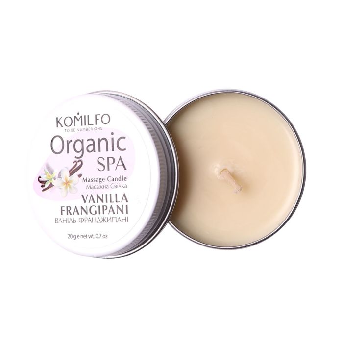Массажная свеча Komilfo Massage Candle  Vanilla Frangipani