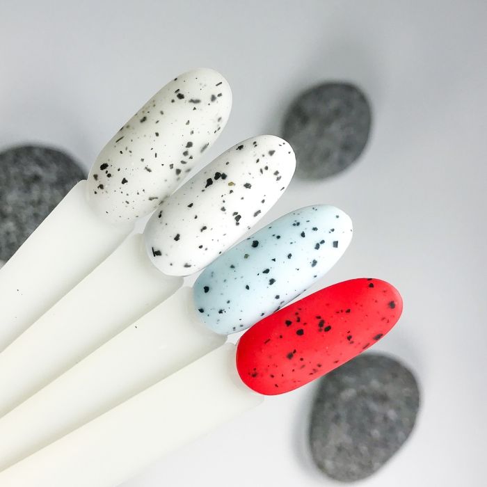 Komilfo No Wipe Matte Spotty Top  матовый топ без липкого слоя с рваной крошкой, 8 мл