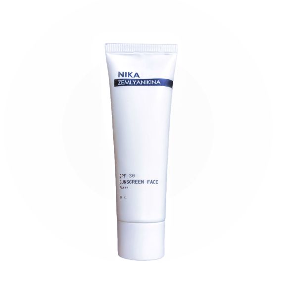 Солнцезащитный крем для лица и шеи SPF 30 Nika Zemlyanikina, 30 мл