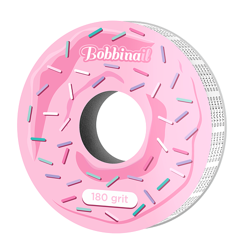 Запасний блок файл-стрічки для котушки Bobbi Nail 180 грит (8 м) STALEKS PRO ATS-180w