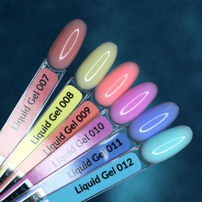 Рідкий гель Kira Nails Liquid Gel 012 (блакитний), 15 мл