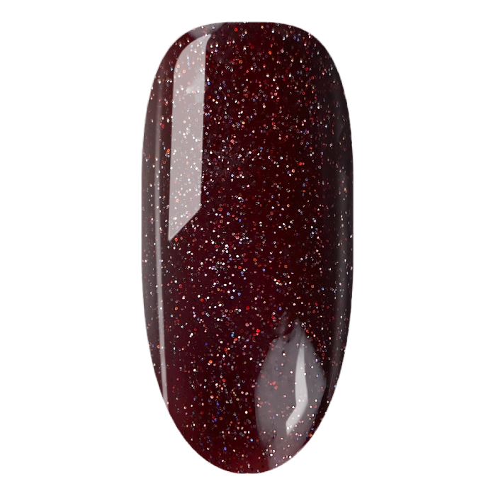 Гель-лак D.I.S Nails  Laser Red 7.5мл 01 вінний голограмний мікроблиск
