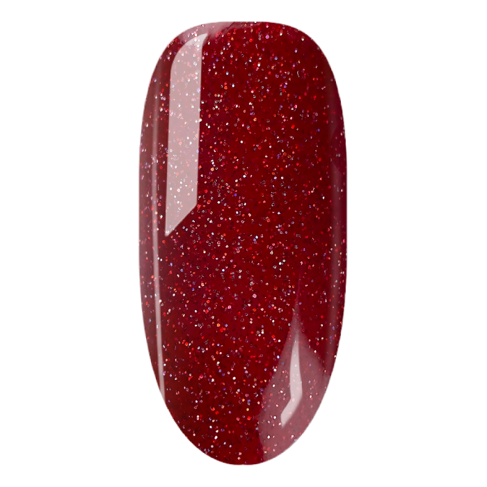 Гель-лак D.I.S Nails Laser Red 7.5мл 02 красный голограммный микроблеск
