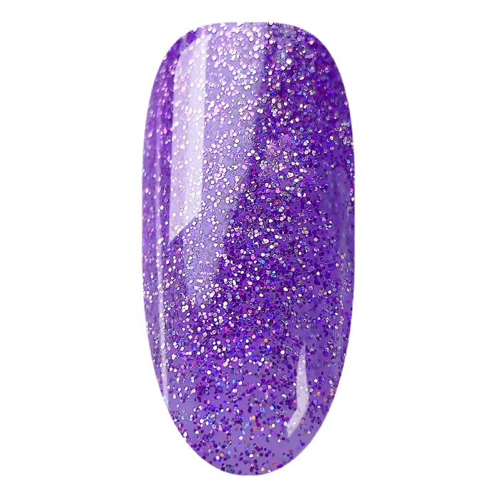 Гель-лак D.I.S Nails  Laser Red 7.5мл 06 світлий фіолетовий мікроблиск