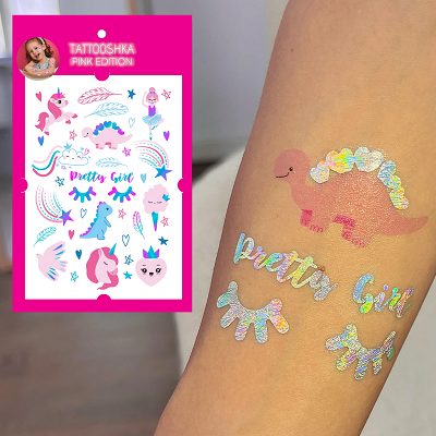 Тимчасове Тату Unicorn mood голограмма LB-185