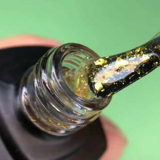 Топ Moon Full Leaf Gold Matte із золотою крихтою матовий
