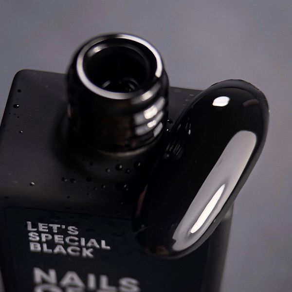 Особый черный гель лак NAILSOFTHEDAY 33 Let’s special Black  10мл