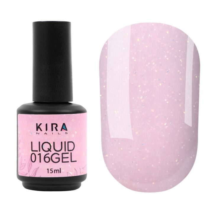 Рідкий гель Kira Nails Liquid Gel 016, 15 мл