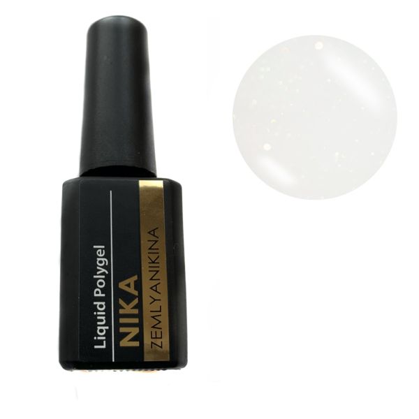 РЖидкий акригель Nika Zemlyanikina Liquid Polygel White Opal 15мл