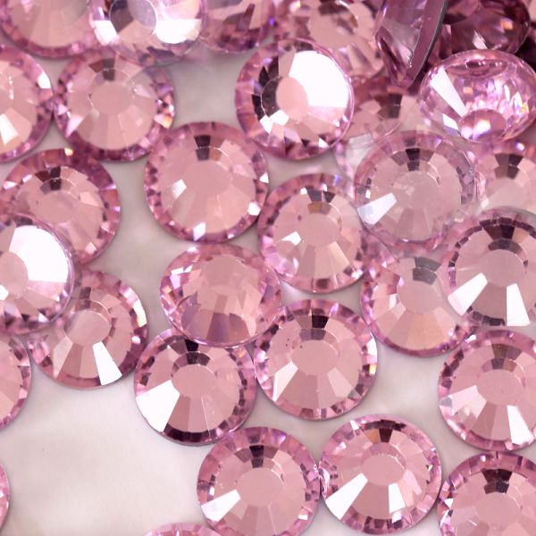 Cтразы стекло LT Pink  100шт