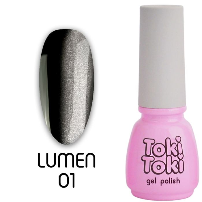 Гель-лак шовковий котик Toki-Toki Lumen 5мл LU01