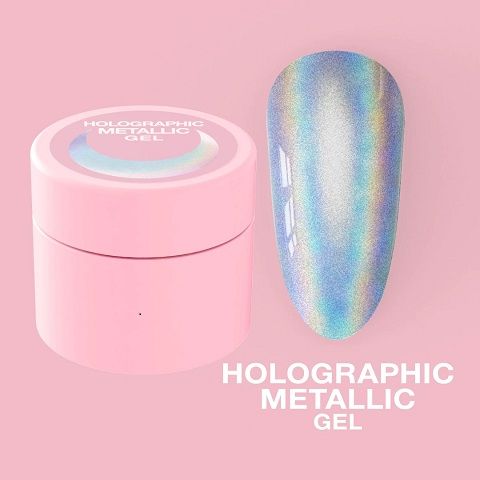 Гель-фарба для нігтів Luna Holographic Metallic Gel 5мл