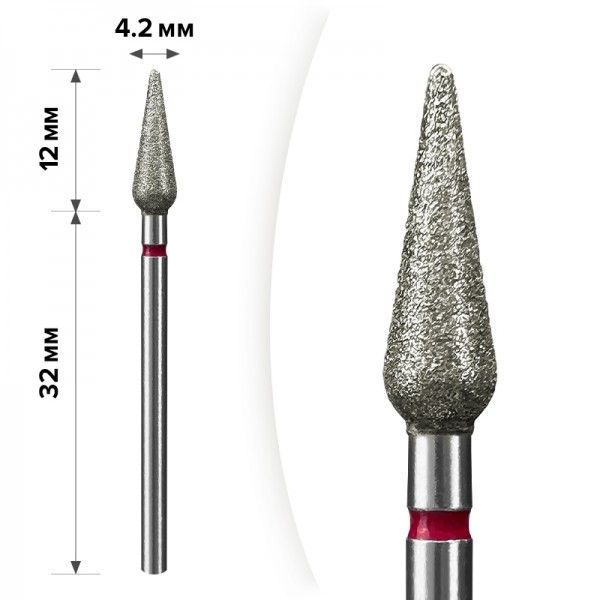 Алмазна насадка Mart 60 Кукурудза Red 4,2*12