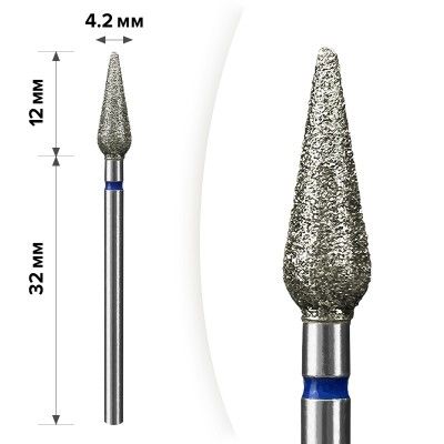 Алмазна насадка Mart М-061  Кукурудза Blue 4,2*12