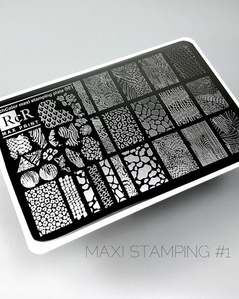 Пластина для стемпинга RichColor MAX PRINT 01