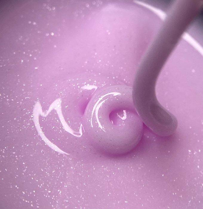 Гель DARK Medium Gel №35 15мл розовый с шиммером