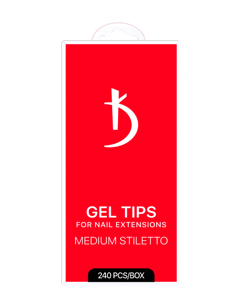 Гелеві типси для нарощування Kodi Medium stiletto