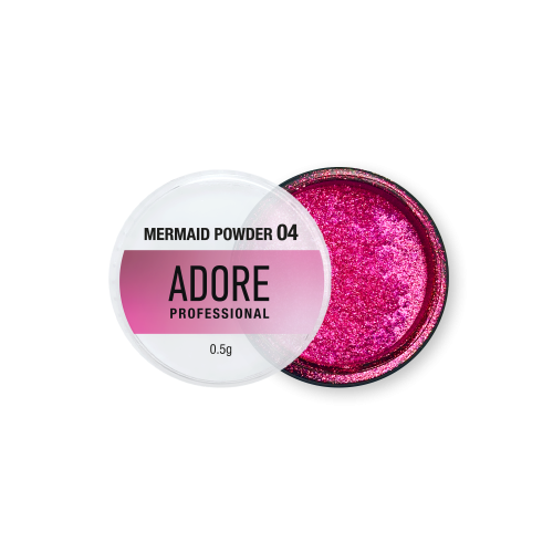 Втирка-хамелеон Adore Mermaid powder 04 малиново-рожева