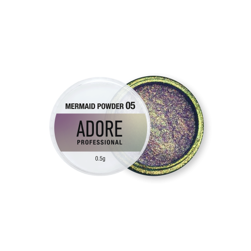 Втирка-хамелеон Adore Mermaid powder 05 бузково-бірюзово-золотава