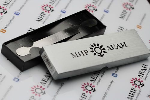 Металлическая основа прямой формы для сменного абразива из нержавеющей стали