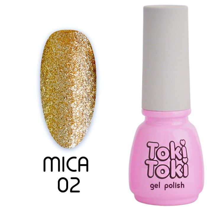 Гель-лак Toki-Toki Mica № 002 золото 5мл
