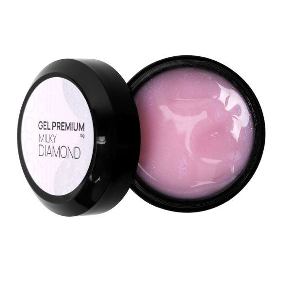 Гель Komilfo Gel Premium Milky Diamond, 15г