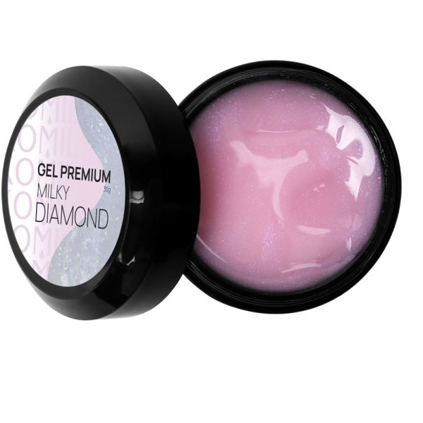 Гель Komilfo Gel Premium Milky Diamond, 30г