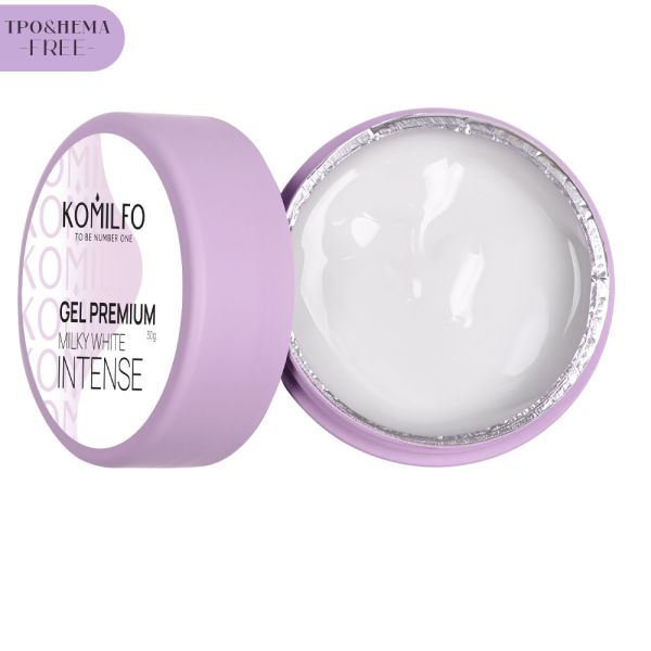 Гель Komilfo Gel Premium Milky White Intense, 30г