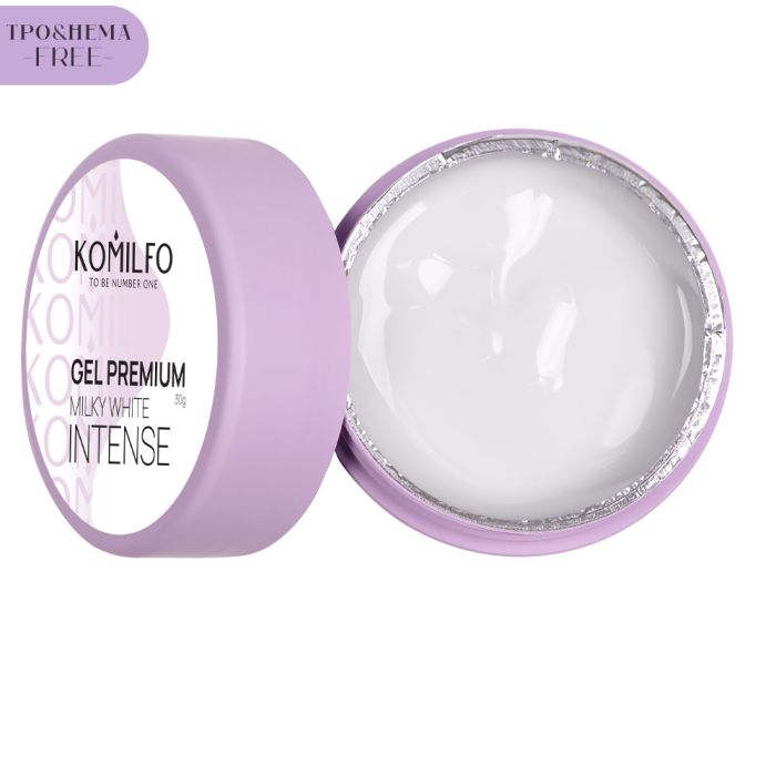 Гель Komilfo Gel Premium Milky White Intense, 30г
