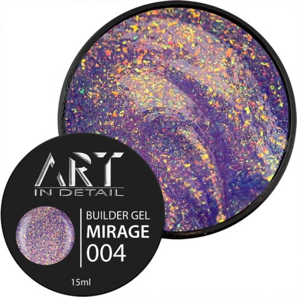 Гель ART Builder Gel MIRAGE 004, 15мл