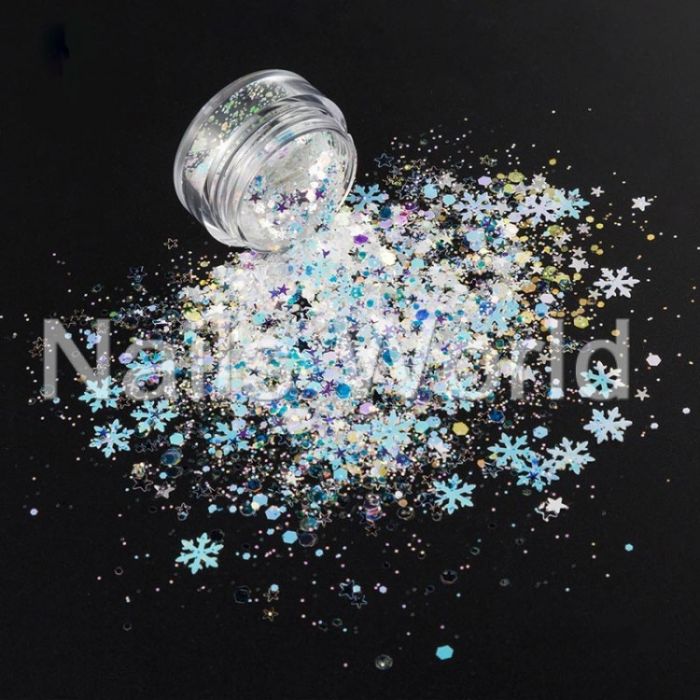 Мікс Різдвяний Nails World №002