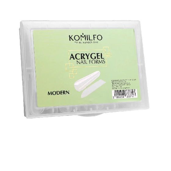  Верхние формы для наращивания Komilfo Top Nail Forms Modern современный миндаль 120 шт