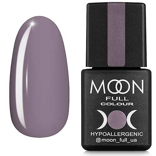 Гель-лак MOON FULL color Gel polish №153 (сіро-сіреневий, емаль), 8 мл