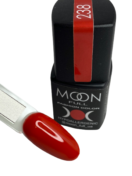 Гель-лак MOON FULL color Gel polish №238 классический красный