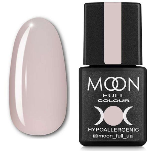 Гель-лак MOON FULL color Gel polish №300 (нежный персик Крайола, эмаль), 8 мл