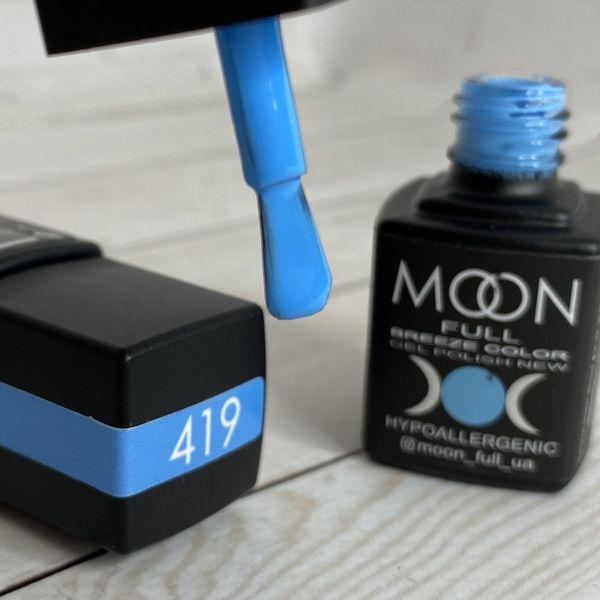Гель-лак Moon Full Beeze 419 8мл