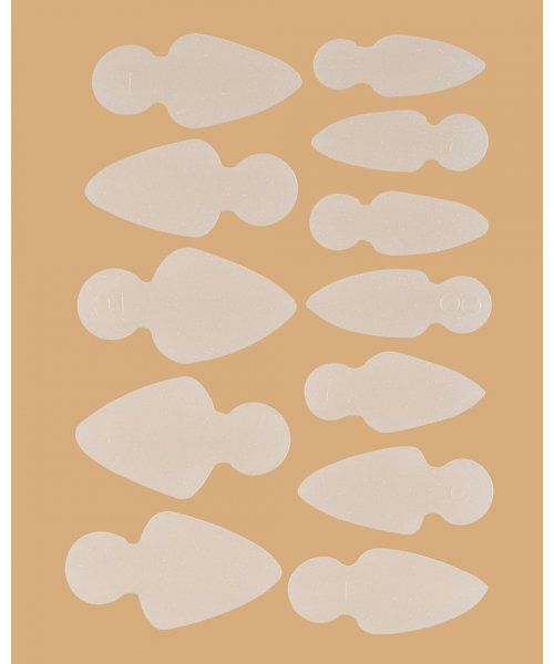 Молди трафарети для френчу на верхніх формах Mold Short Oval  