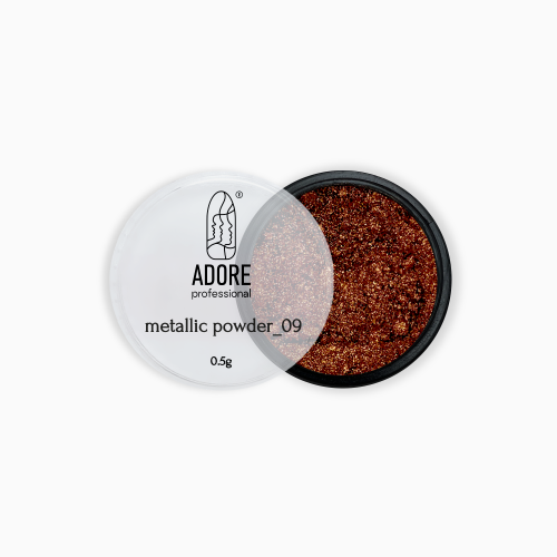 Металлическая втирка Adore Metallic Powder 09 бронзовая