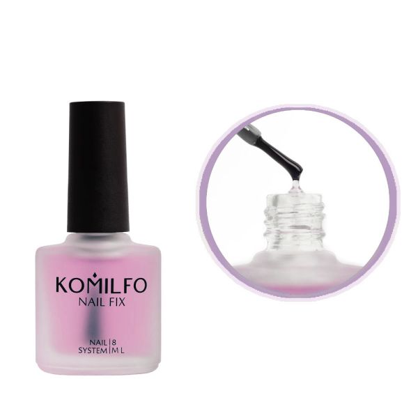 Лакове базове покриття з ретинолом Komilfo Nail Fix Retinyl 8 мл