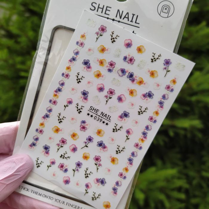 Наліпка для нігтів She Nail 39