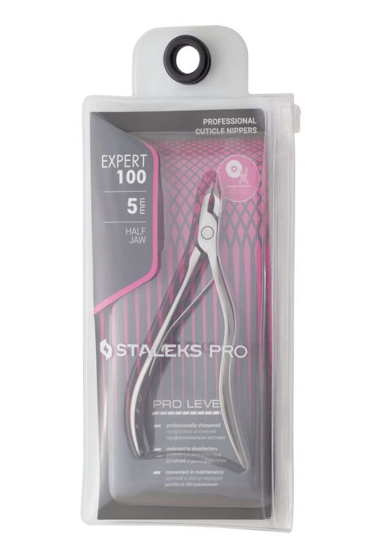 Кусачки для кутикули Staleks Pro Expert NE-100-5, 5 мм