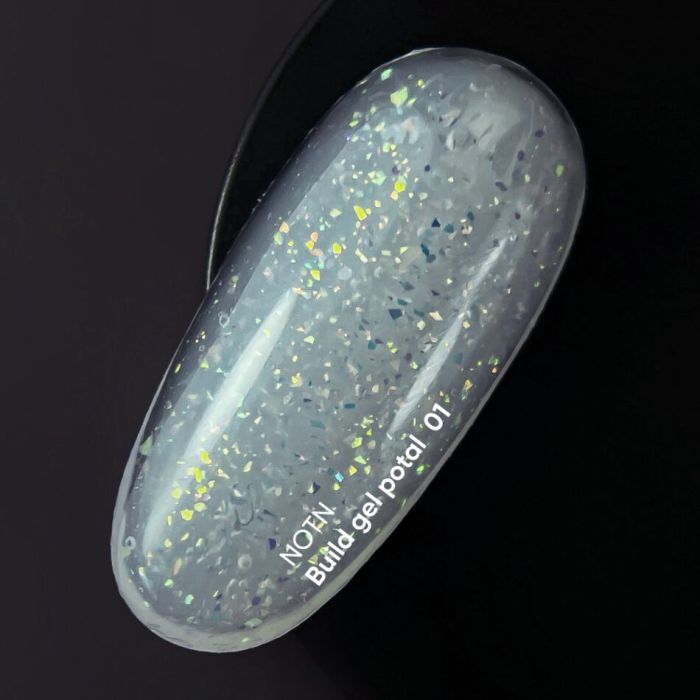 Молочний будівельний гель з поталлю NAILSOFTHEDAY Build gel Potal 01 15мл