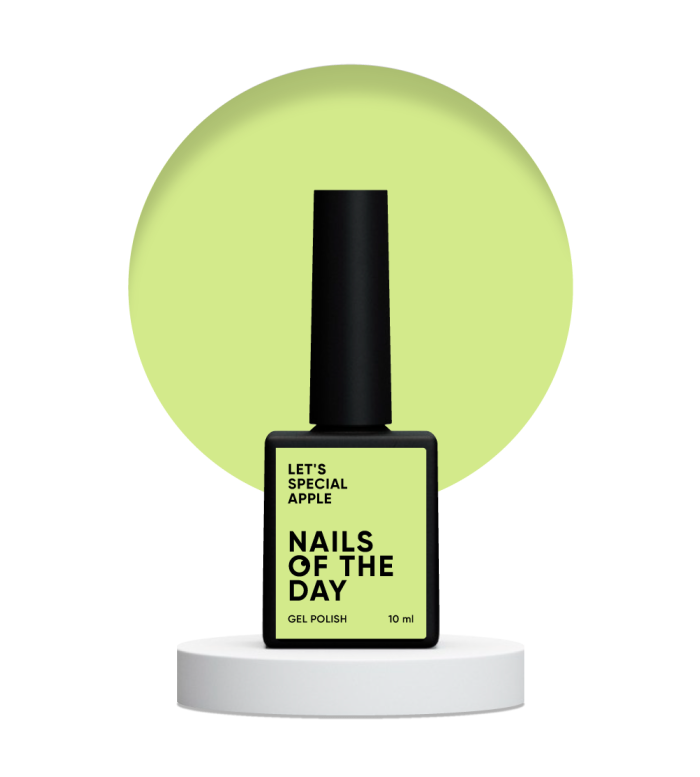 Гель-лак NailsOfTheDay  Let’s special Apple  салатовий пастельний 10мл
