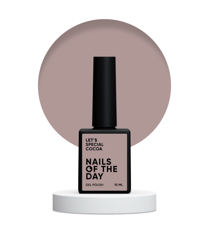 Гель-лак NAILSOFTHEDAY Let’s special Cocoa  молочно—коричневий  10мл