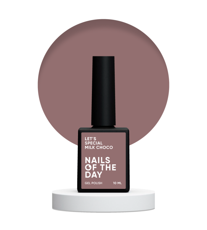 Гель-лак NAILSOFTHEDAY Let’s special Milk Choco теплий шоколадий 10мл