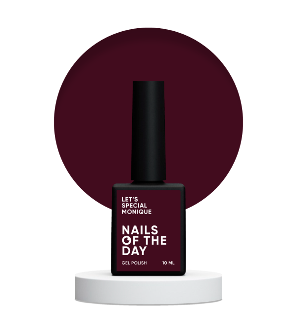Гель-лак NAILSOFTHEDAY Let’s special Monique  темно–сливовий10мл