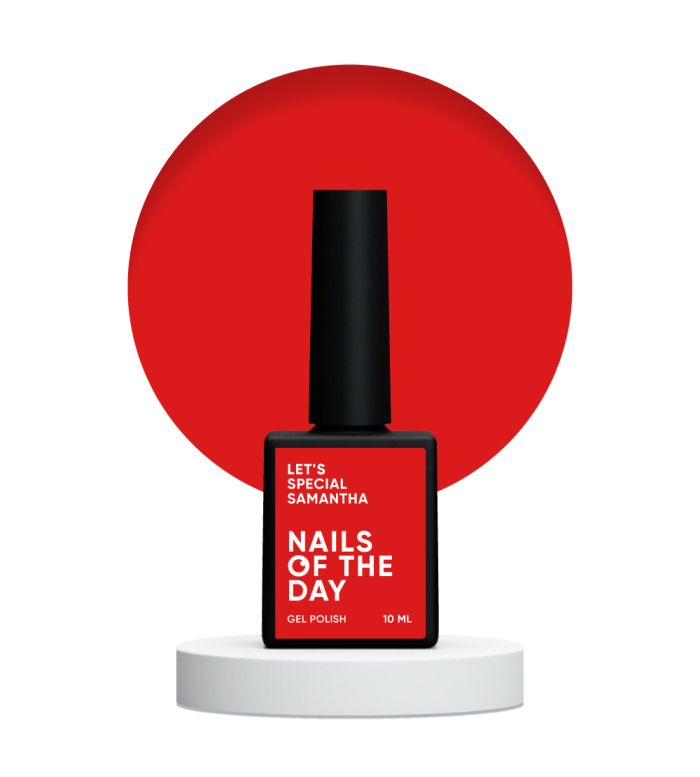 Гель-лак NAILSOFTHEDAY Let’s special Samantha  багряний 10мл