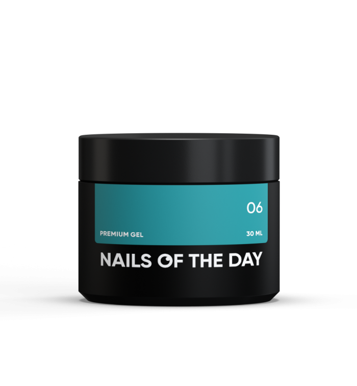 Бірюзовий будівельний гель NailsOfTheday Premium gel 06 30 мл
