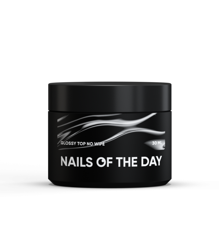 Глянцевий топ без липкого шару  NAILSOFTHEDAY Glossy top no wipe з уф-фільтрами 30мл
